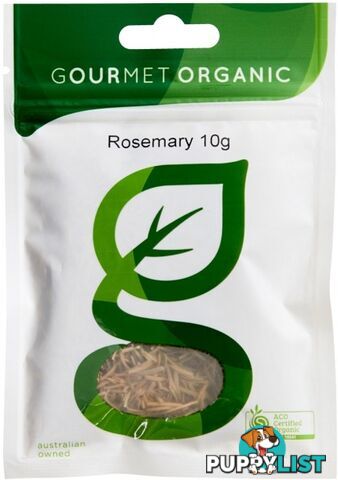 Gourmet Organic Rosemary 10g Sachet x 1 - Gourmet Organic Herbs - 9332974000092