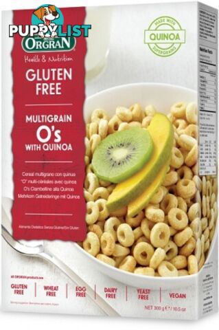 Orgran Multigrain O's with Quinoa 300g - Orgran - 720516021916