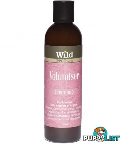 Wild Volumiser Hair Shampoo 250ml - Wild by PPC Herbs - 9327842000328