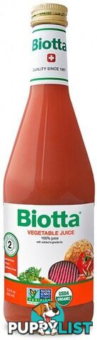 Biotta Vegetable Juice 500ml - Biotta Juices - 7618500940974