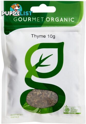 Gourmet Organic Thyme 10g Sachet x 1 - Gourmet Organic Herbs - 9332974000115