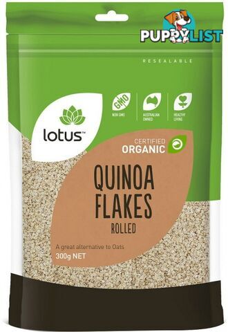 Lotus Organic Quinoa Flakes Rolled 300g - Lotus - 9317127638490