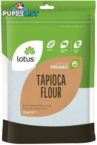 Lotus Organic Tapioca Flour 500g - Lotus - 9317127640608