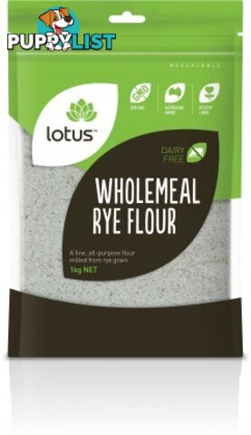 Lotus Rye - Wholemeal Flour 1kg - Lotus - 9317127000464