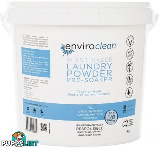 Enviro Clean Laundry Powder Pre-Soaker 5Kg - Enviro Care - 9325937000635