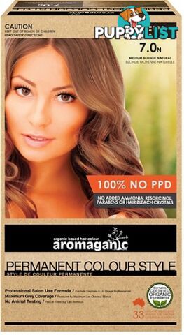 Aromaganic 7.0N  Blonde (Natural) - Aromaganic Hair Products - 9331636004058