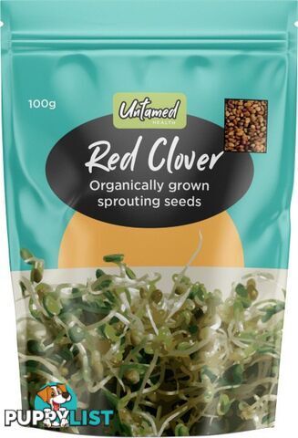 Untamed Red Clover Earth-Friendly Sprouting Seeds  100g - Untamed Health - 9325307000586