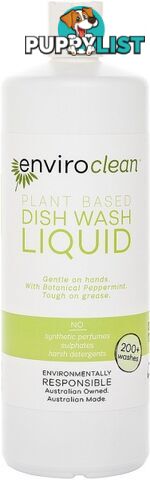 Enviro Clean Dish Wash Liquid 1L - Enviro Care - 9325937010016