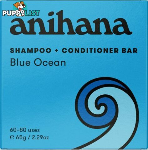 Anihana Shampoo & Conditioner Bar Ocean Cruz 65g - Anihana - 9421906696325