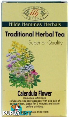 Hilde Hemmes Calendula Flower 50gm - Hilde Hemmes Herbals - 9315915006056