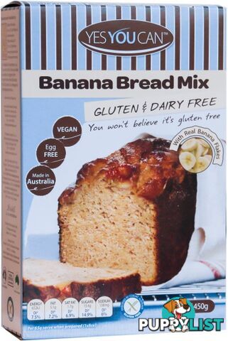 YesYouCan Banana Bread 450g - YesYouCan - 9328987005421