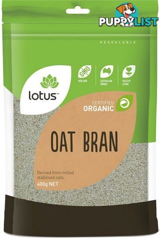 Lotus Organic Oatbran 400gm - Lotus - 9317127639657