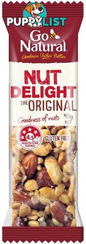 Go Natural Nut Delight Bars 16x40g - Go Natural - 93260800