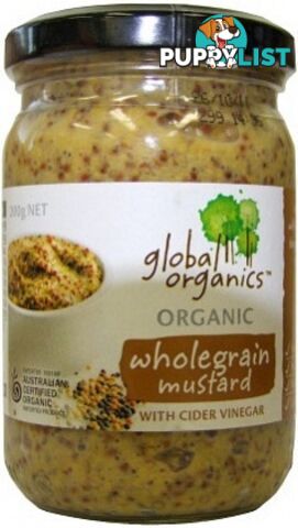 Global Organics Wholegrain Mustard 200g - Global Organics - 9326721009377