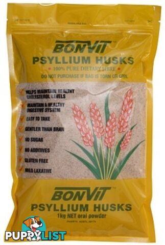 Bonvit Psyllium Husks 1kg - Bonvit - 9316774122000