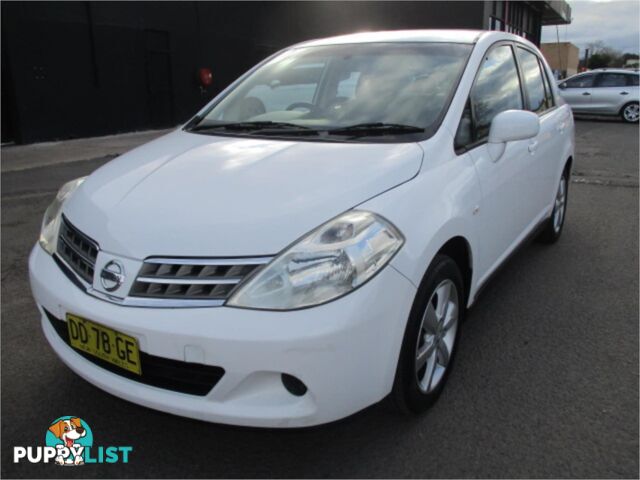2012 NISSAN TIIDA ST C11SERIES3MY10 4D SEDAN