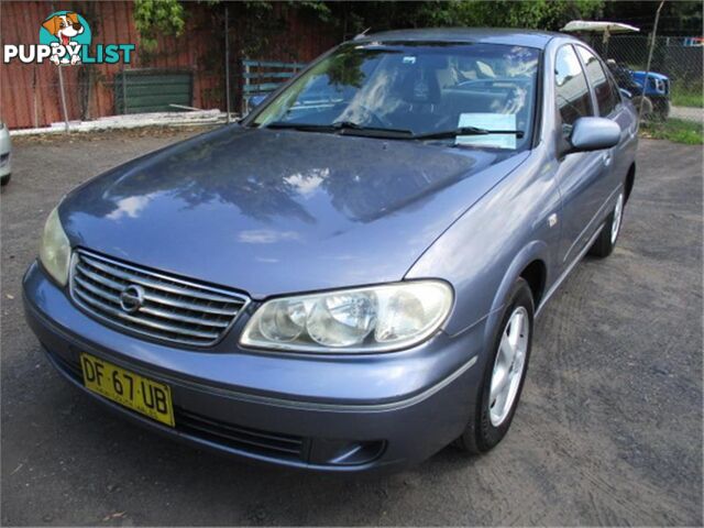 2005 NISSAN PULSAR ST-L N16MY04 4D SEDAN