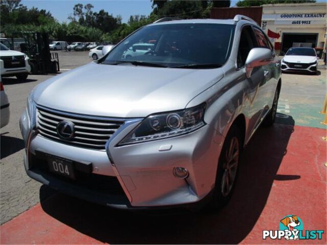 2013 LEXUS RX350 SPORTSLUXURY GGL15R 4D WAGON