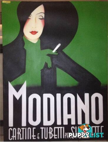 Brand New Far Pavilion Madiano Art Deco painting