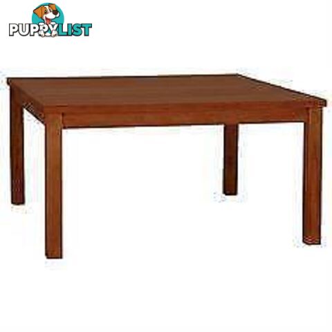 New 8 Seater Hampton Pecan Mahogany Square Timber Dining Table