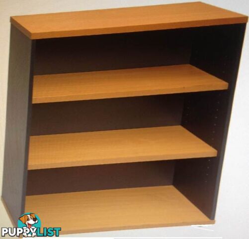 Brand New Bookcase 3 Shelves -Brown with Grey sides