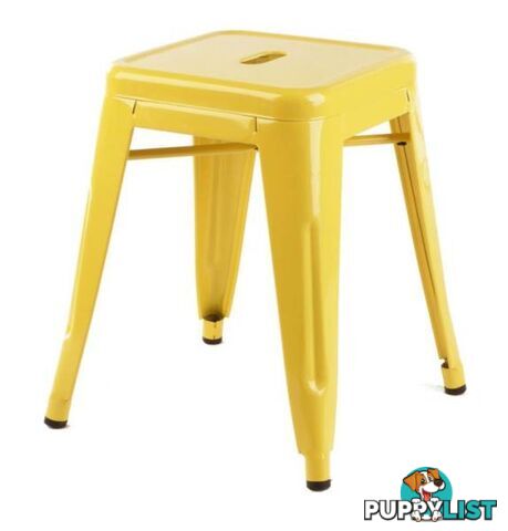 Brand New Replica Tolix Metal Stool(45cm)-Yellow