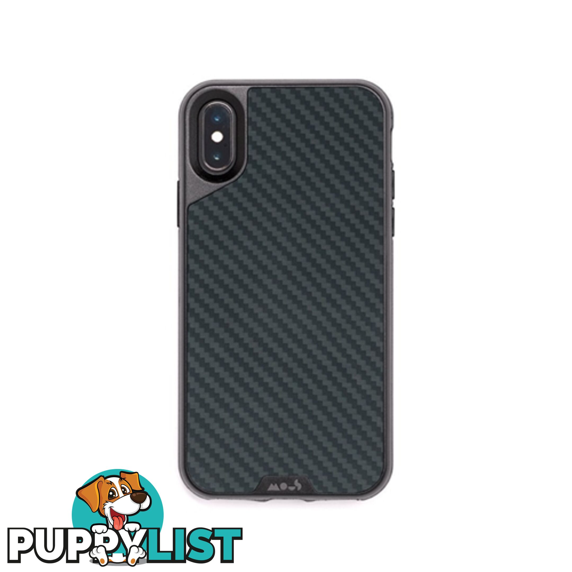 Mous Limitless 2.0 Case for iPhone Xs Max - Carbon Fibre - 5060624480980/LIM2-IX65BLK-KEVLR-NS-RET - Mous