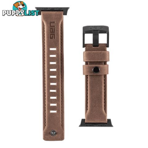 UAG Apple Watch Leather Range Strap 40 / 38mm - Brown - 812451031959/19149B114080 - UAG