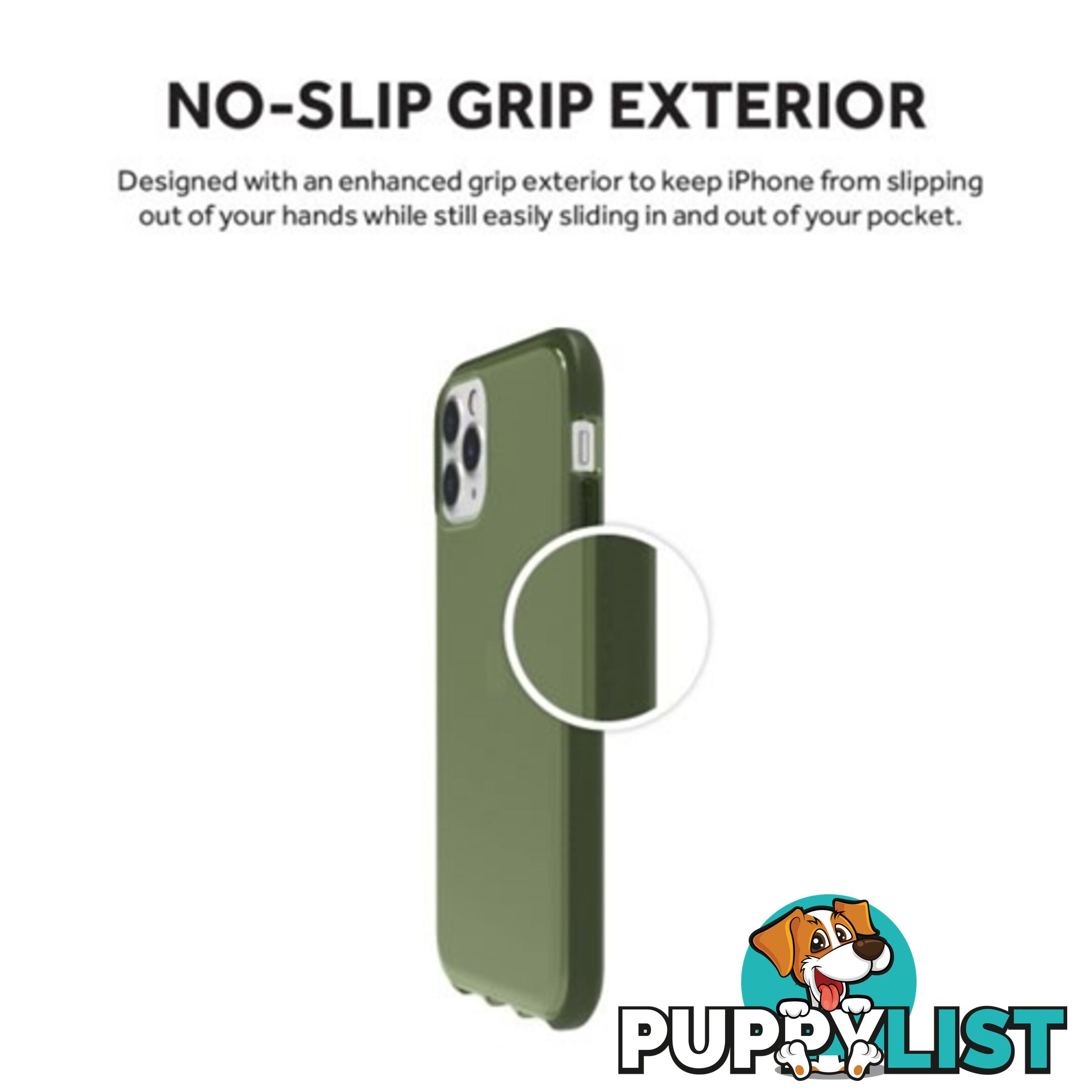 Griffin Survivor Clear Slim Protective Case iPhone 11 Pro - Green - 191058106520/GIP-022-GRN - Griffin