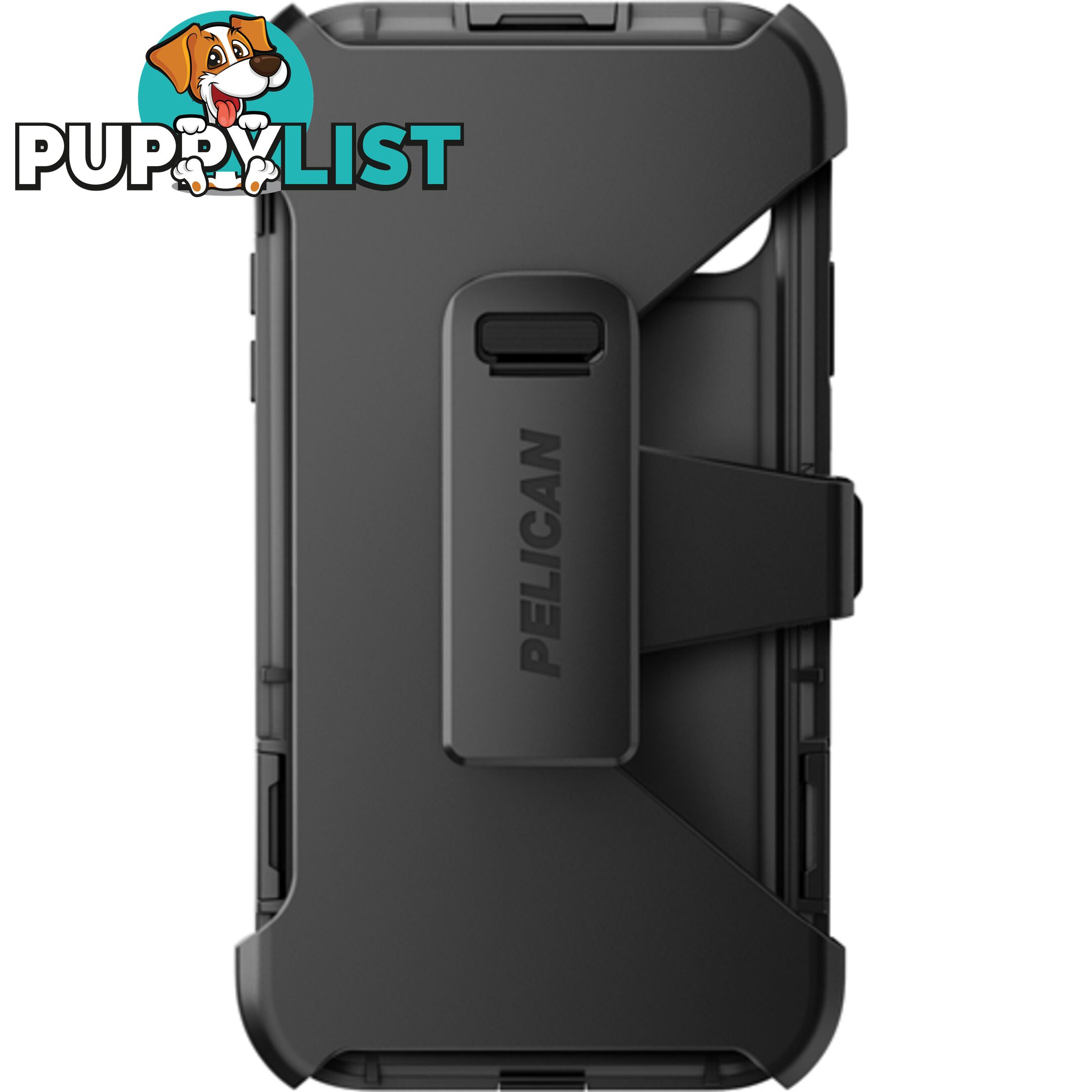 Pelican Shield Extreme Rugged Case & Belt Clip iPhone 11 Pro - Black - 019428171599/C55140-001A-BKBK - Pelican