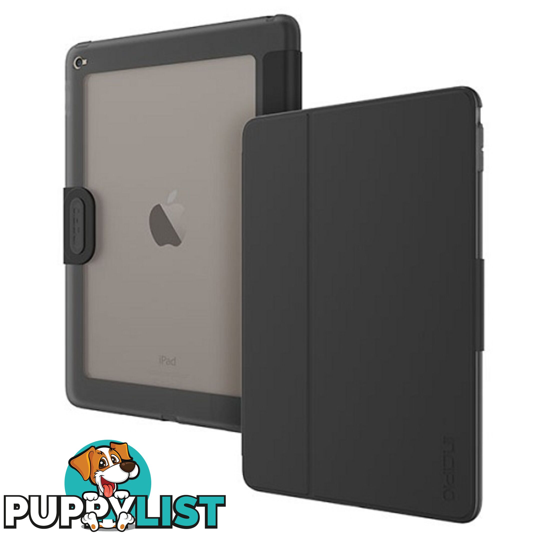 Incipio Clarion Case for Apple iPad Air 2 - Black - 840076121748/IPD-353-BLK - Incipio