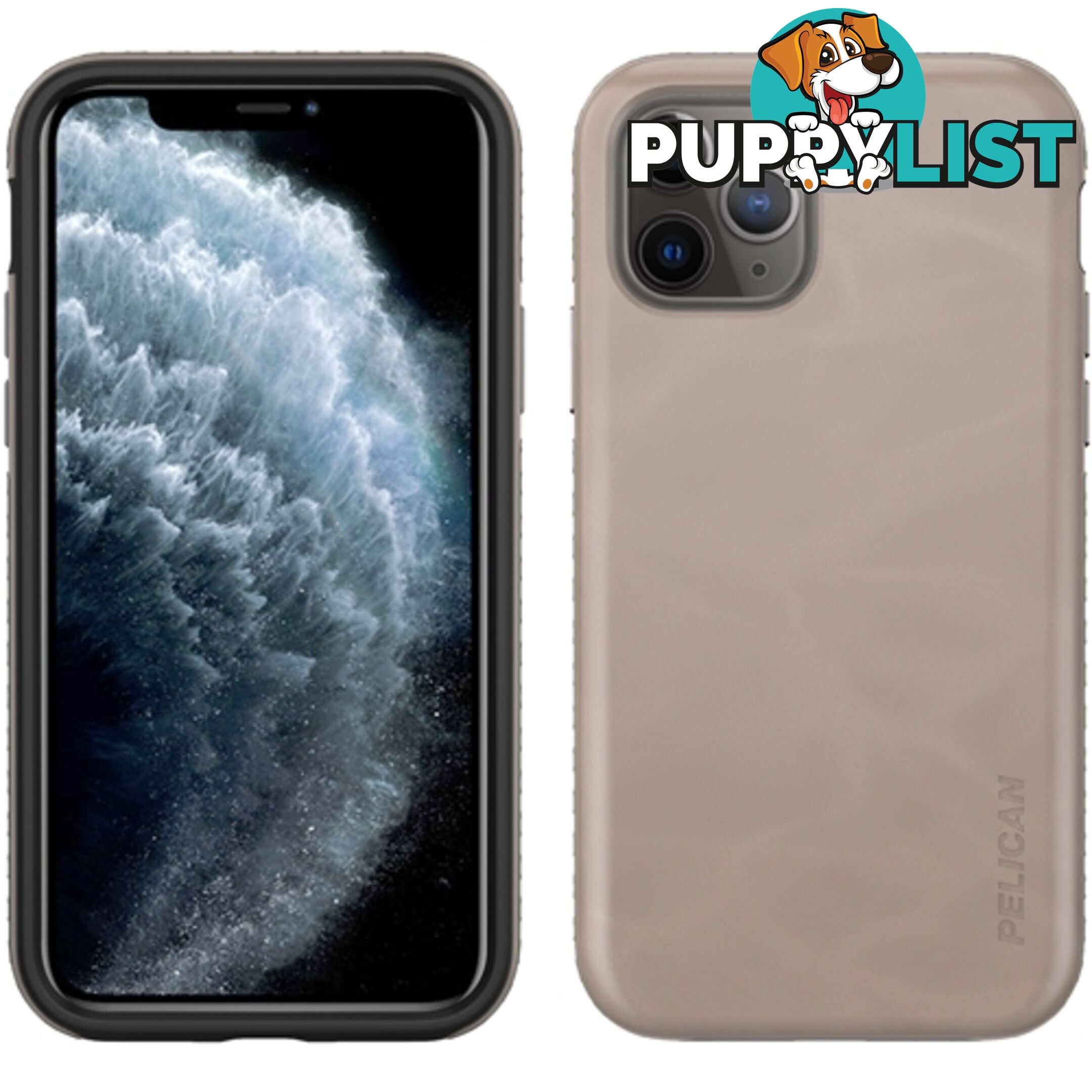 Pelican Traveler Slim & Stylish Rugged Case iPhone 11 Pro - Taupe - 19428172862/C55190-001A-TPBK - Pelican