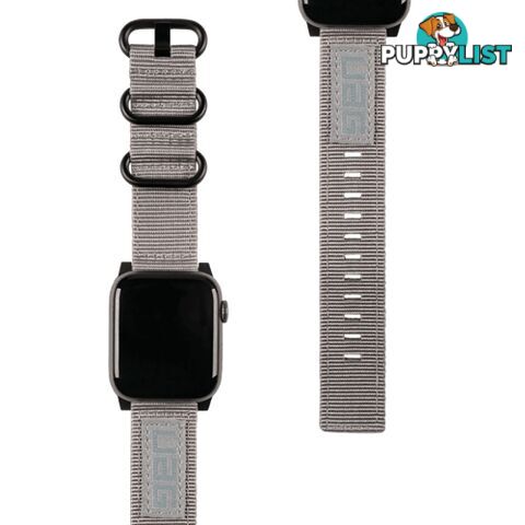 UAG Apple Watch High Strength Nylon Weave Strap 40 / 38mm - Grey - 812451031966/19149C114030 - UAG