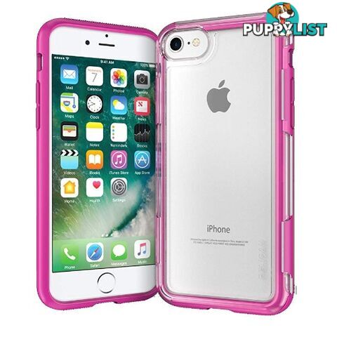 Pelican Adventurer Rugged Case for iPhone 8 / 7 / 6 / 6S - Clear Pink - 019428143817/C23100-000B-CLPK - Pelican