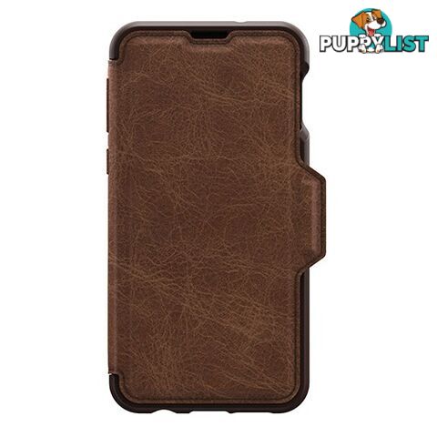 Otterbox Symmetry Series Leather Folio Case for Samsung Galaxy S10e Espresso - 660543494980/77-61837 - OtterBox