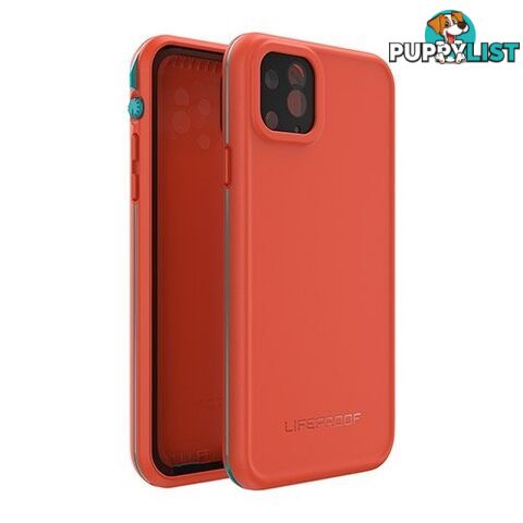 Lifeproof Fre Waterproof Case iPhone 11 Pro Max 6.5 inch Screen - Fire Sky Red - 660543512783/77-62612 - LifeProof