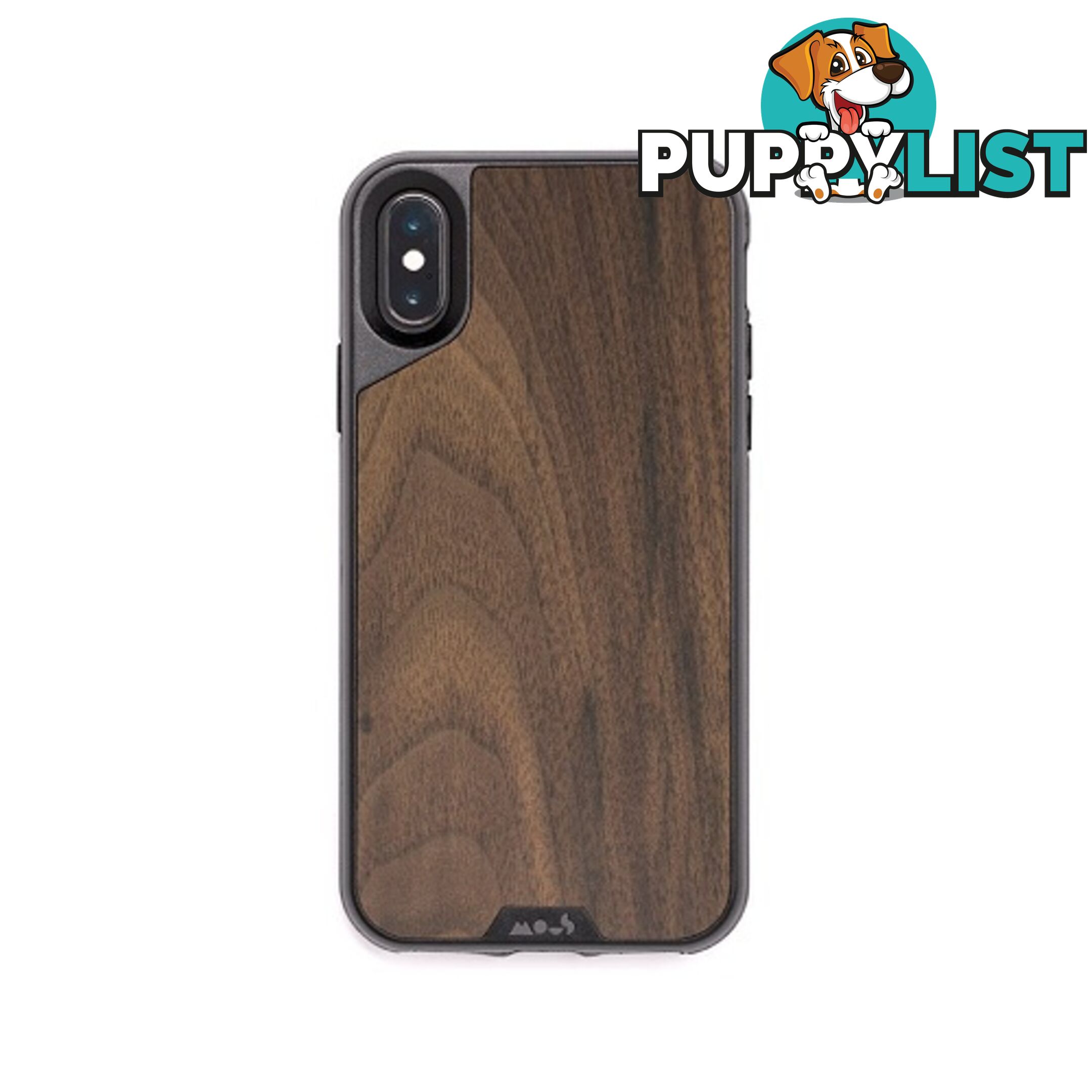 Mous Limitless 2.0 Case for iPhone Xs Max - Walnut - 5060624480973/LIM2-IX65BLK-WALNT-NS-RET - Mous