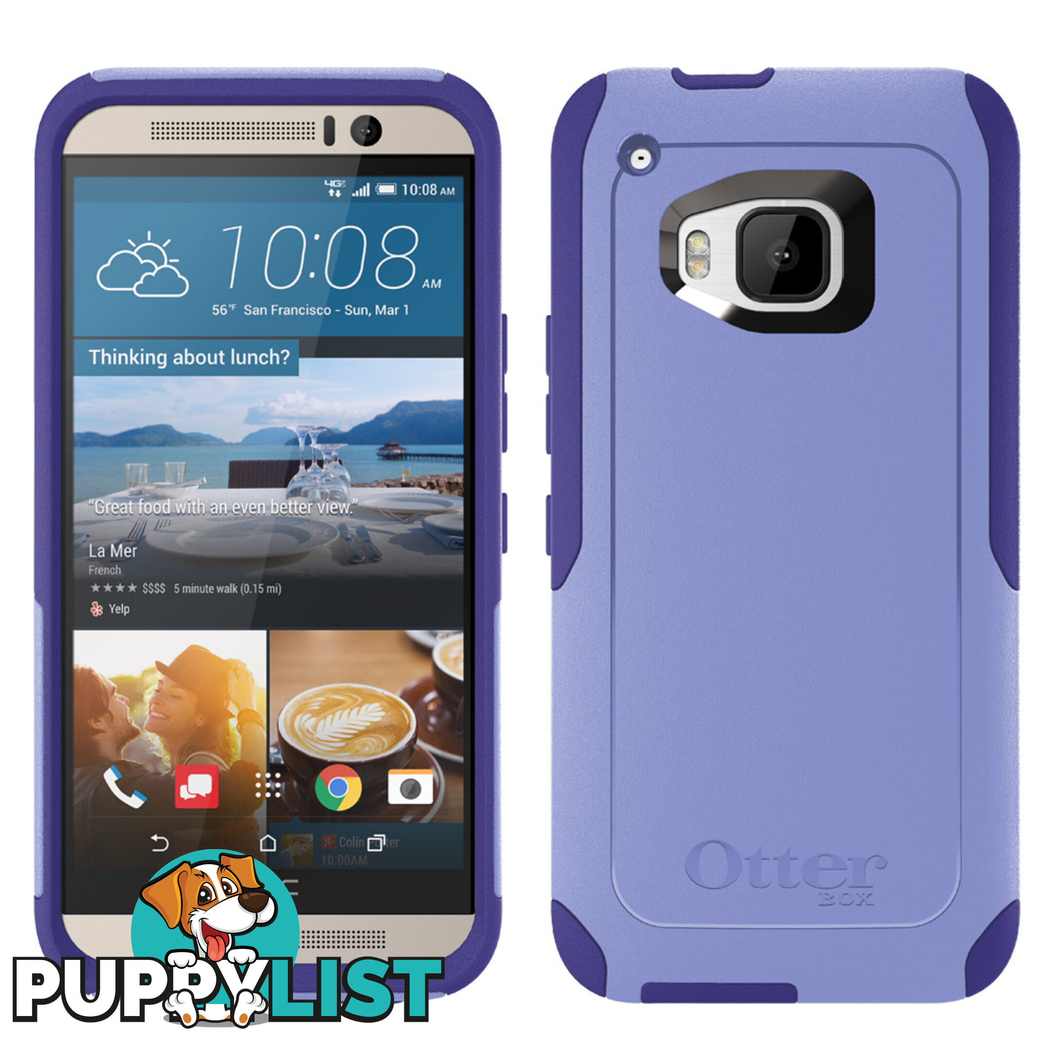 OtterBox Commuter Case suits HTC One M9 - Purple Amethyst - 660543372899/77-51135 - OtterBox