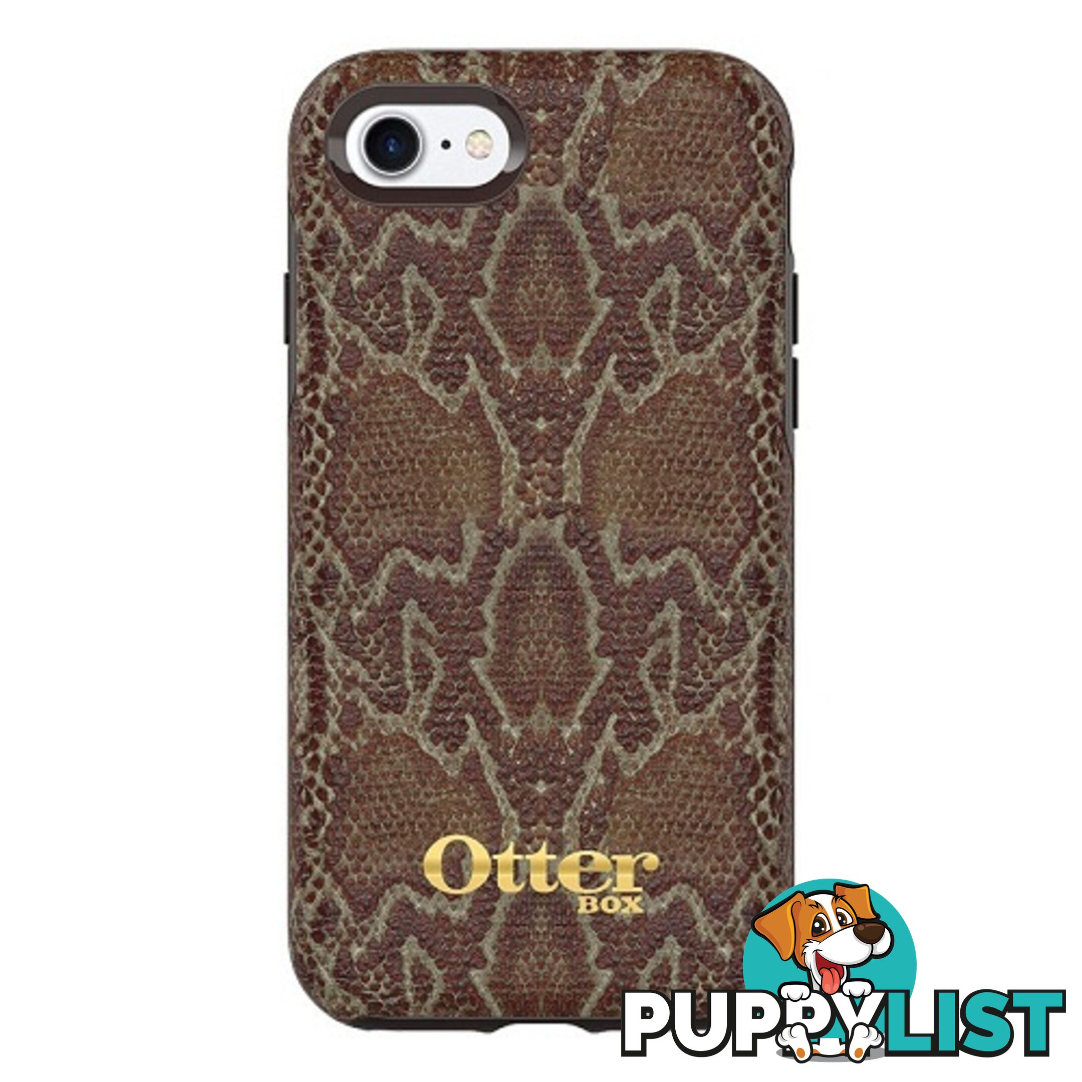 Otterbox Symmetry Leather Case iPhone 8/iPhone 7 Brown/Dark Snake Skin - 660543405221/78-51133 - OtterBox