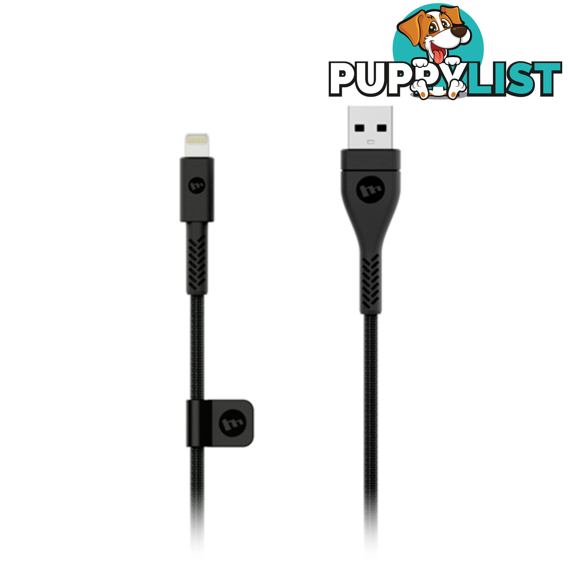 Mophie Pro Heavy Duty and High Performance Lightning Cable 1.2m - 810472036038/3603_PRO-LTG-1.2M-BLK - Mophie