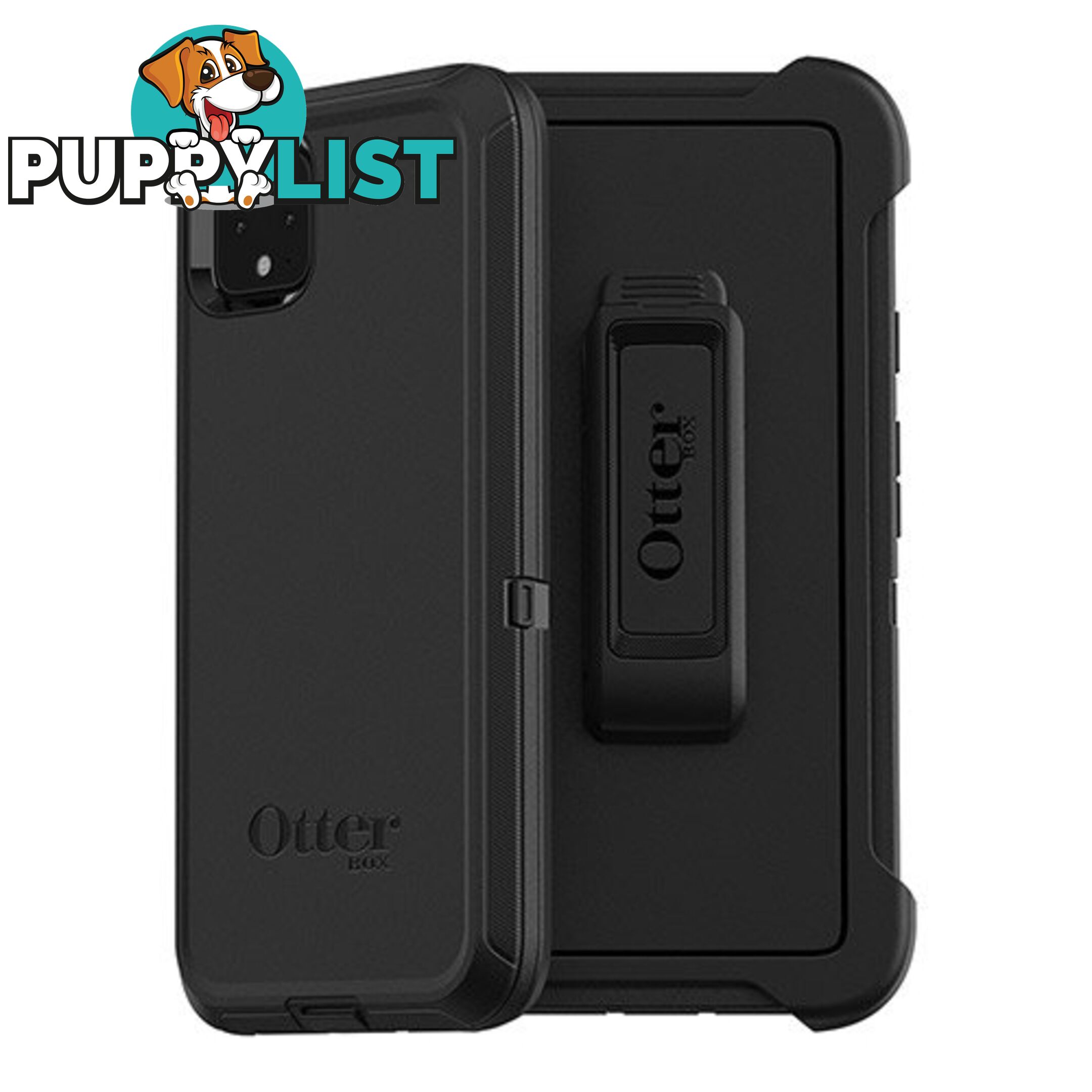 Otterbox Pixel 4 XL Defender Series Case - Black - 660543514053/77-62687 - OtterBox