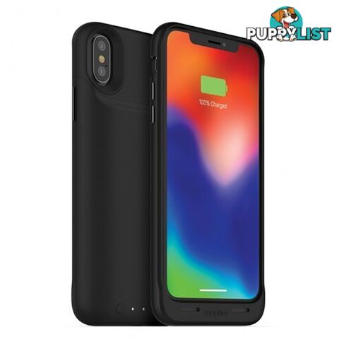 Mophie Juice Pack Air Wireless Battery Case iPhone X / Xs 1720mAh - Black - 840472241712/401002005 - Mophie