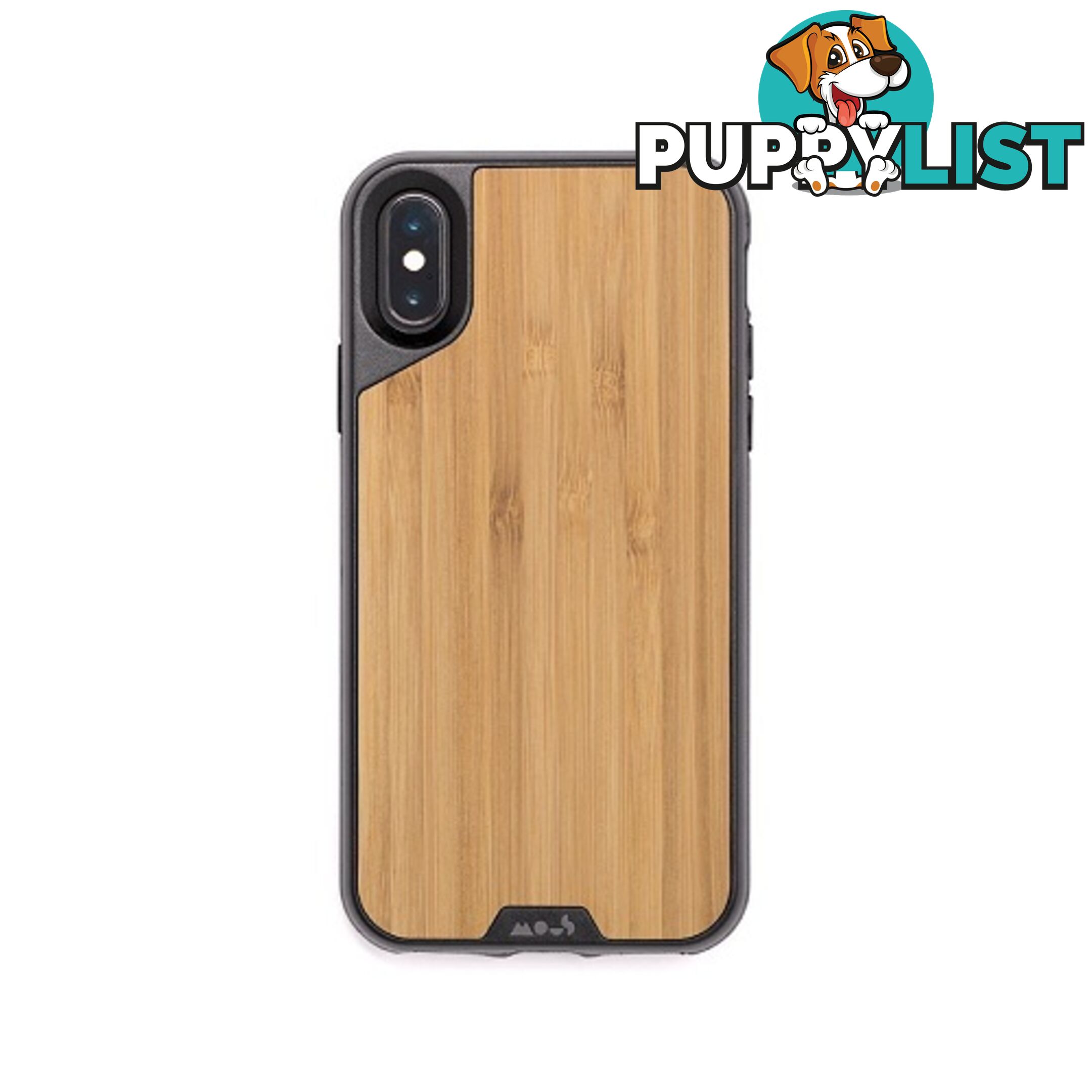 Mous Limitless 2.0 Case for iPhone Xs Max - Bamboo - 5060624480966/LIM2-IX65BLK-BMBOO-NS-RET - Mous