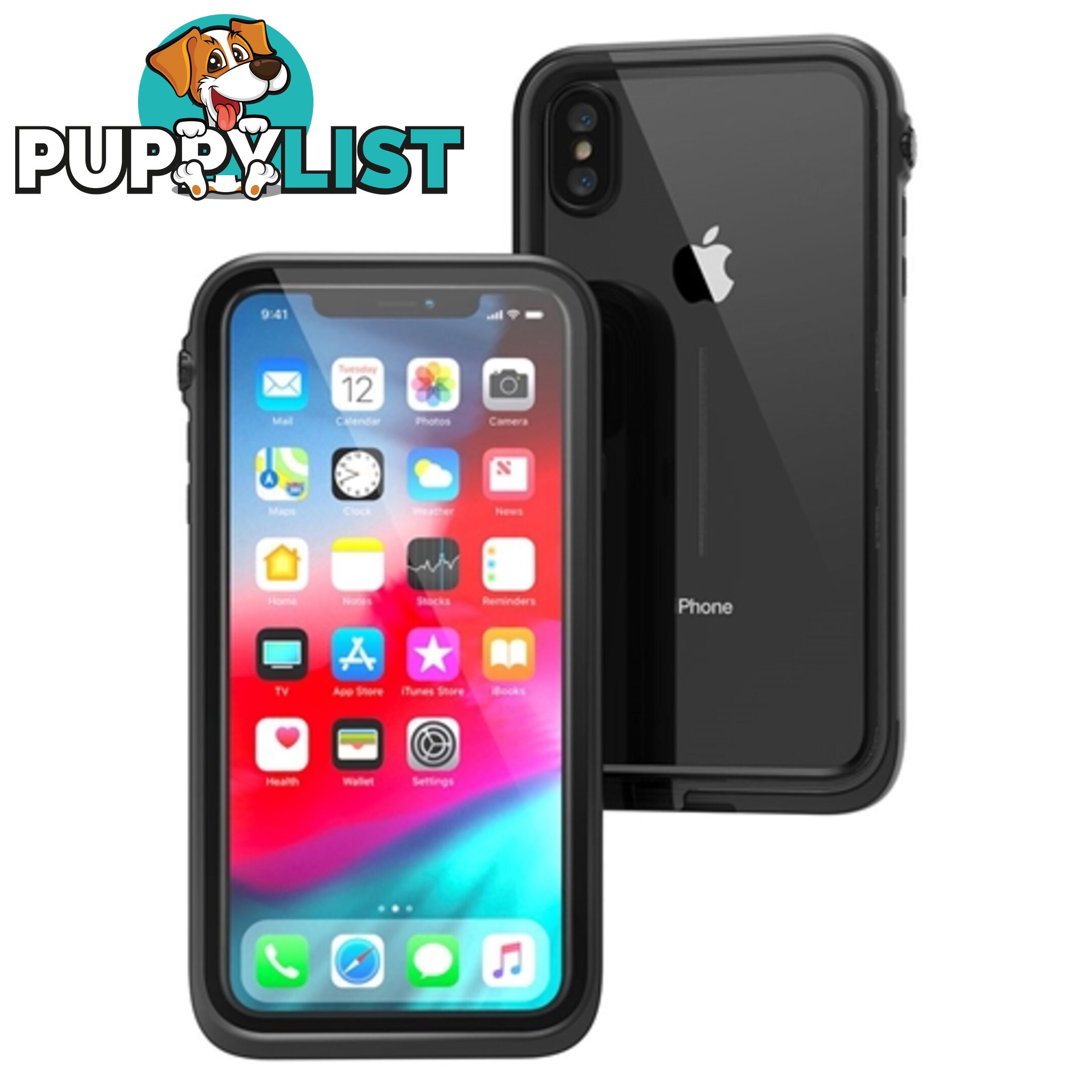 Catalyst Waterproof and Rugged case iPhone XS - Black - 4897041793611/CATIPHOXBLKS - Catalyst