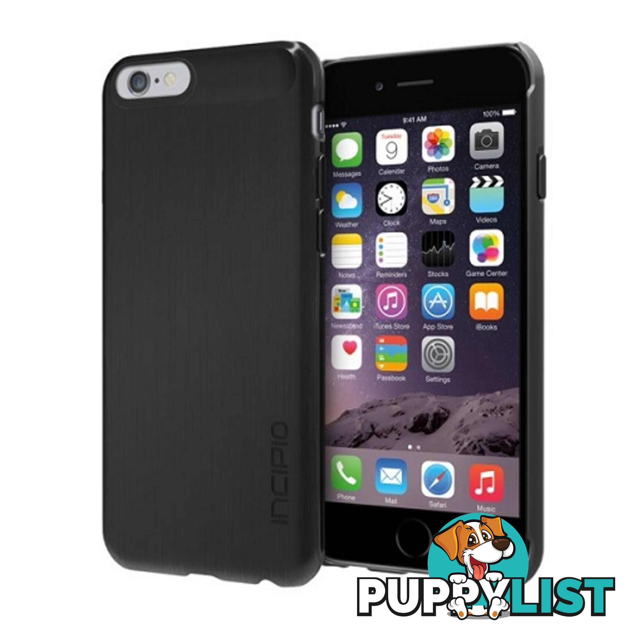 Incipio Feather Shine Case for Apple iPhone 6 / 6S - Black - 840076108237/IPH-1178-BLK - Incipio