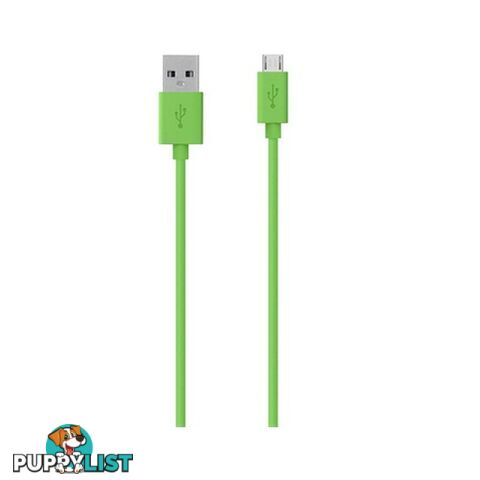 Belkin MIXITUP Micro USB Charge / Sync Cable 1.2m - Green - 722868969076/F2CU012bt04-GRN - Belkin