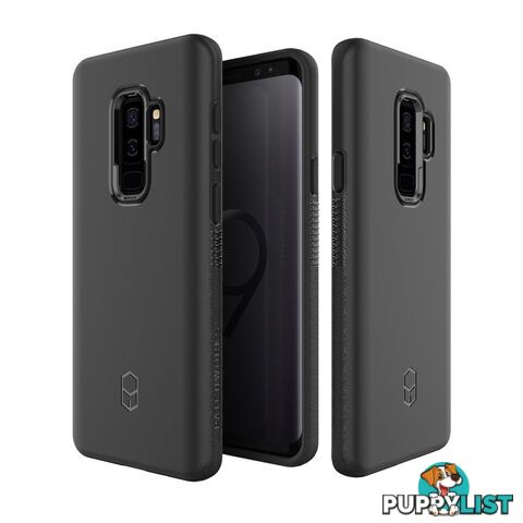 Patchworks ITG Level Rugged Case for Samsung Galaxy S9 Plus - Black - 8809597090119/LIS93 - Patchworks