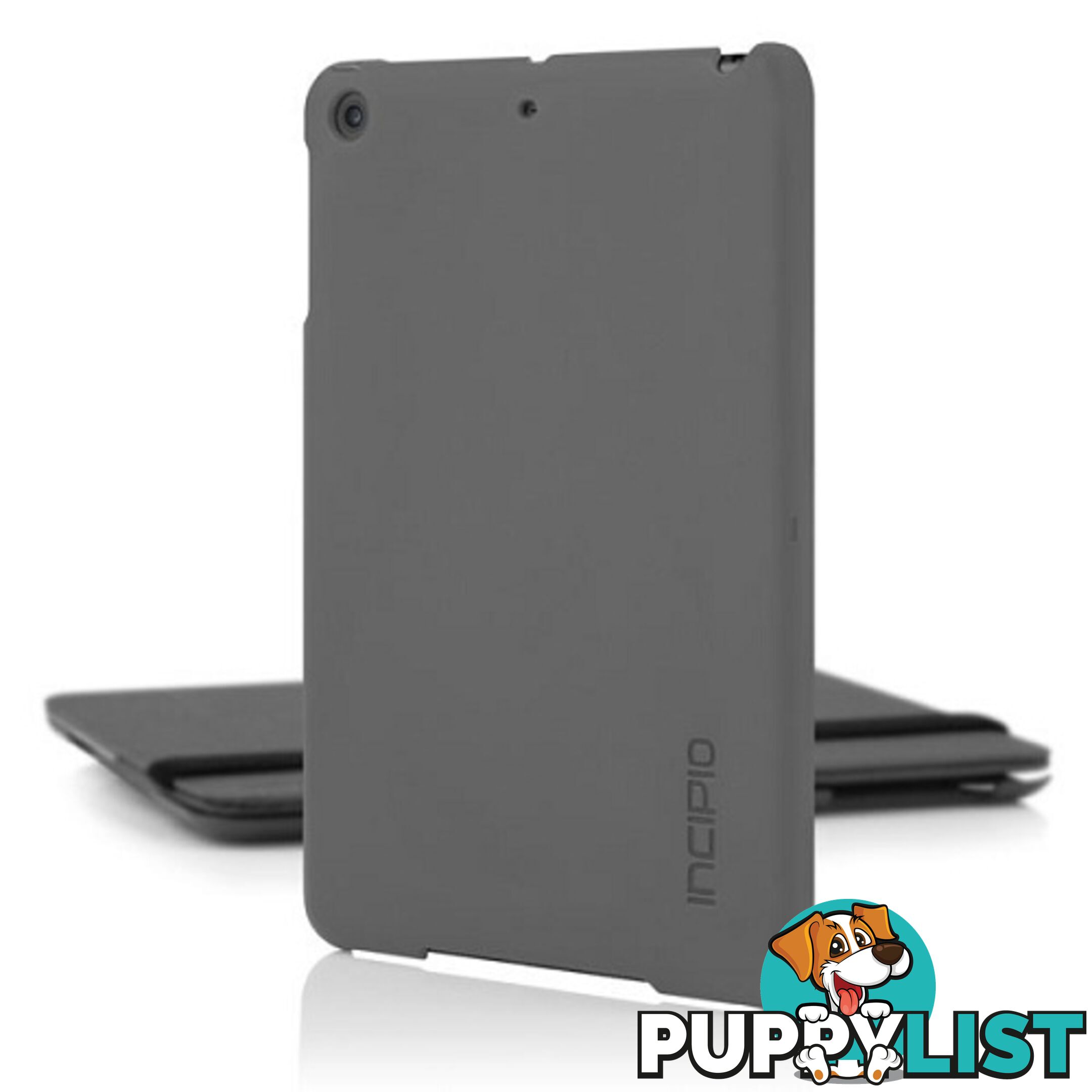 Incipio Watson Folio Wallet Case for Apple iPad Mini Retina - Gray - 840076110513/IPD-340-GRY - Incipio