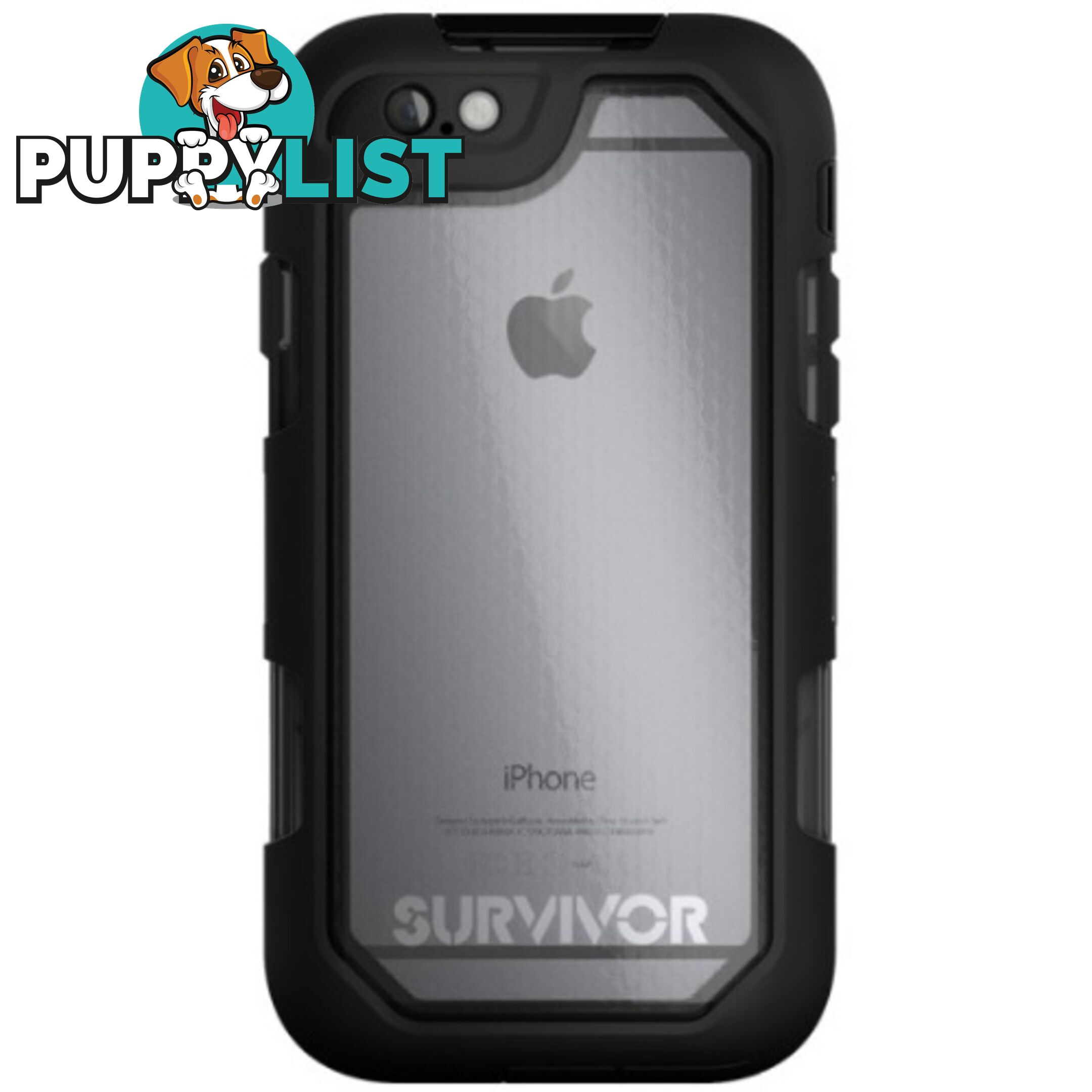 Griffin Survivor Extreme Case for iPhone 6 Plus / 6s Plus - Black - 685387424382/GB41618 - Griffin