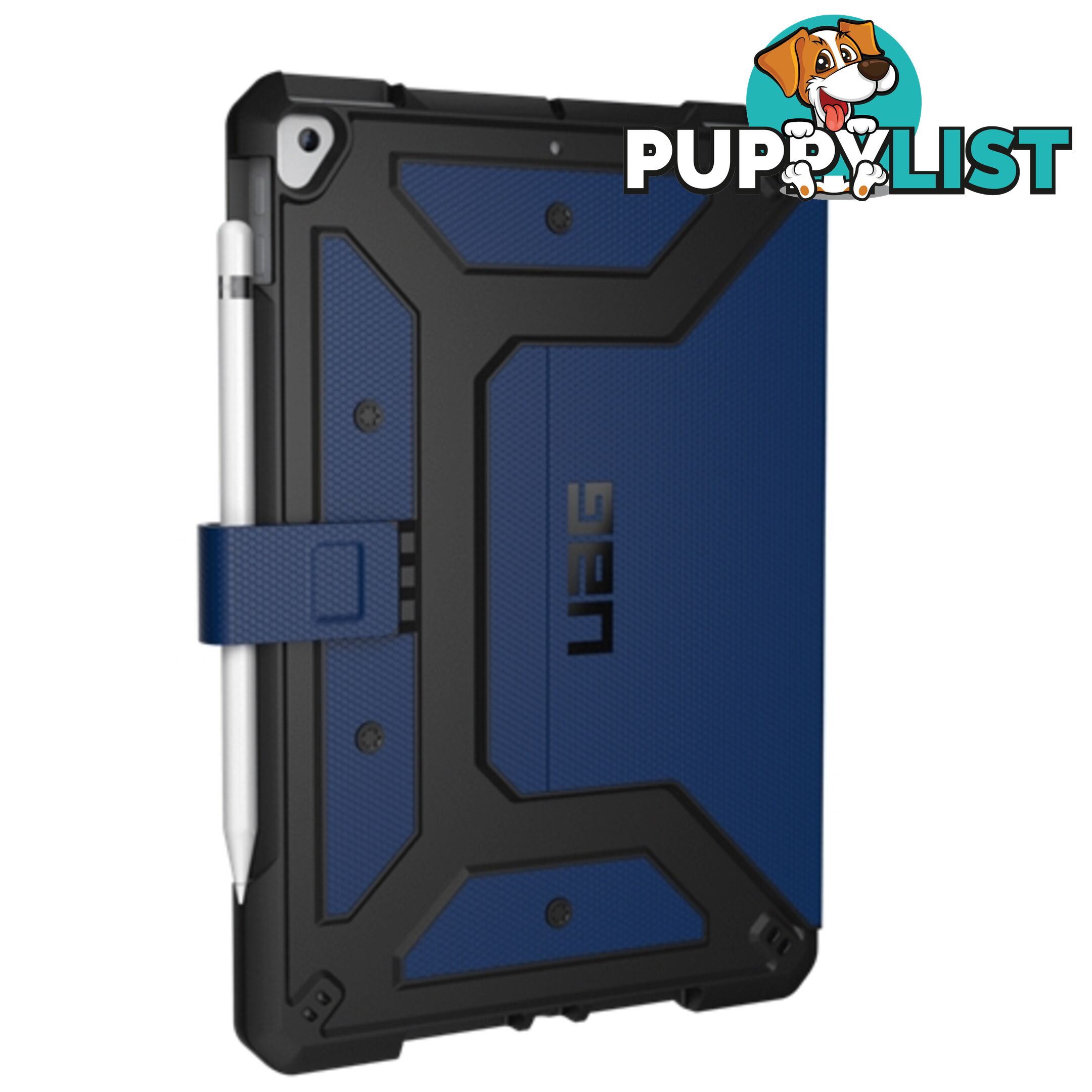 UAG Metropolis Rugged Tough Folio Case iPad 7th 10.2 2019 - Cobalt - 812451033366/121916115050 - UAG